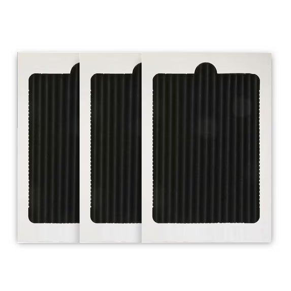 Three pack paultra air filter  in a white packaging box on a white background