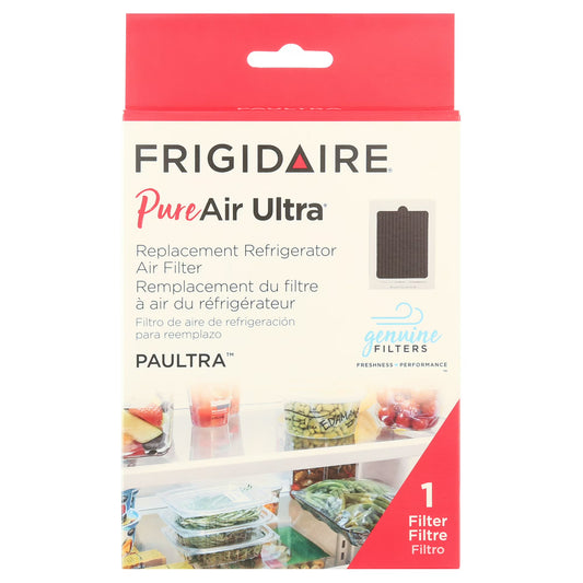 Frigidaire PureAir Ultra refrigerator air filter packaging on a white background