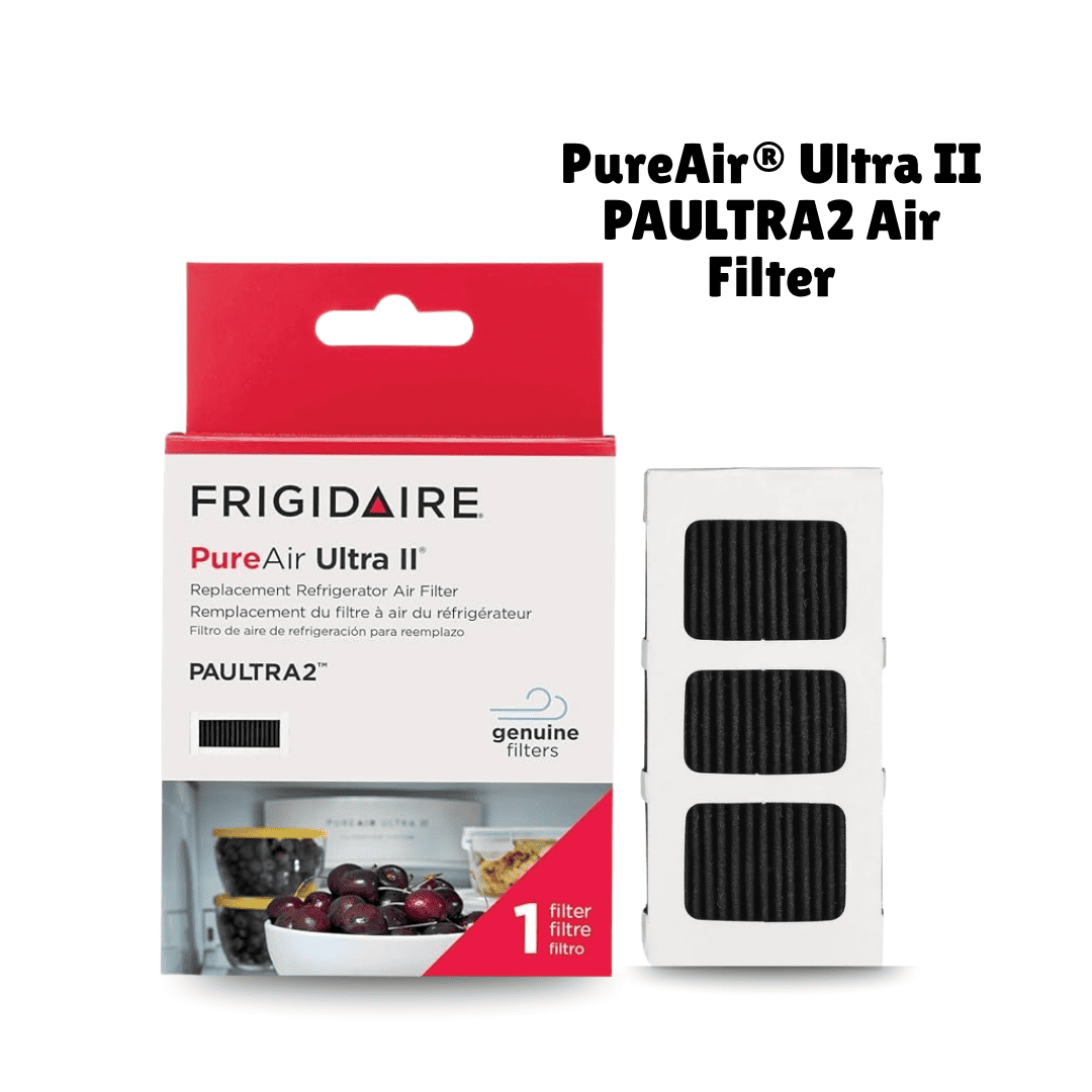 Frigidaire PureAir Ultra II air filter packaging on a white background