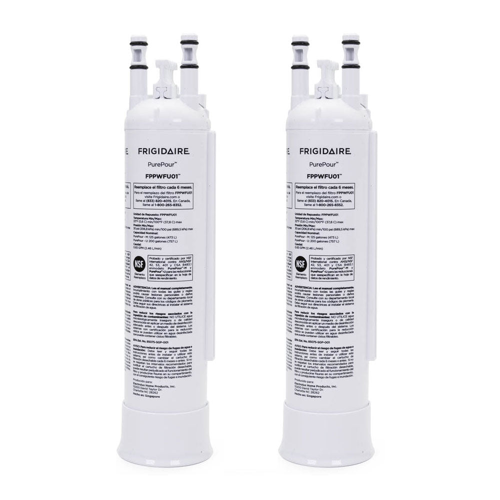 Frigidaire Refrigerator FRSS2623ASD Water Filter Replacement 2 pack