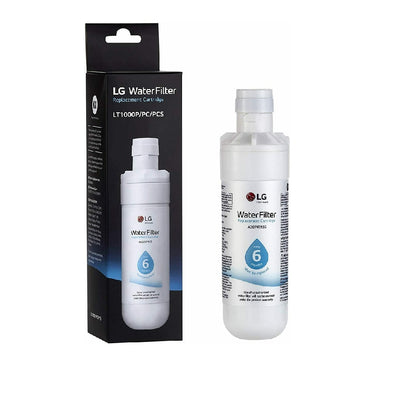 1 Pack LG Refrigerator Model LMXS28596S Water Filter with packaging on a white background