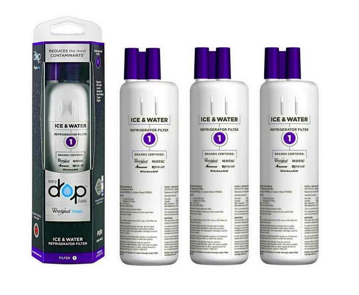 3 Mountain Flow MF370 Water Filter with packaging on a white background