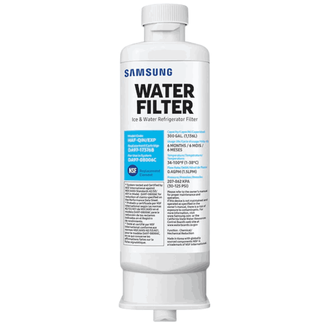 Samsung Refrigerator RF23R6201SR Water Filter on a white background
