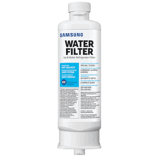 Samsung Refrigerator RF27T5201SR Water Filter  on a white background