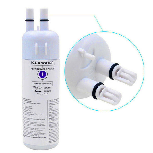 Whirlpool P8WB2L Water Filter Replacement with close-up detail on a white background